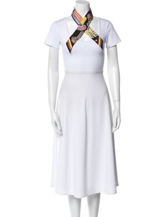 Hermès Epaulettes De Gala Silk Twilly Scarf