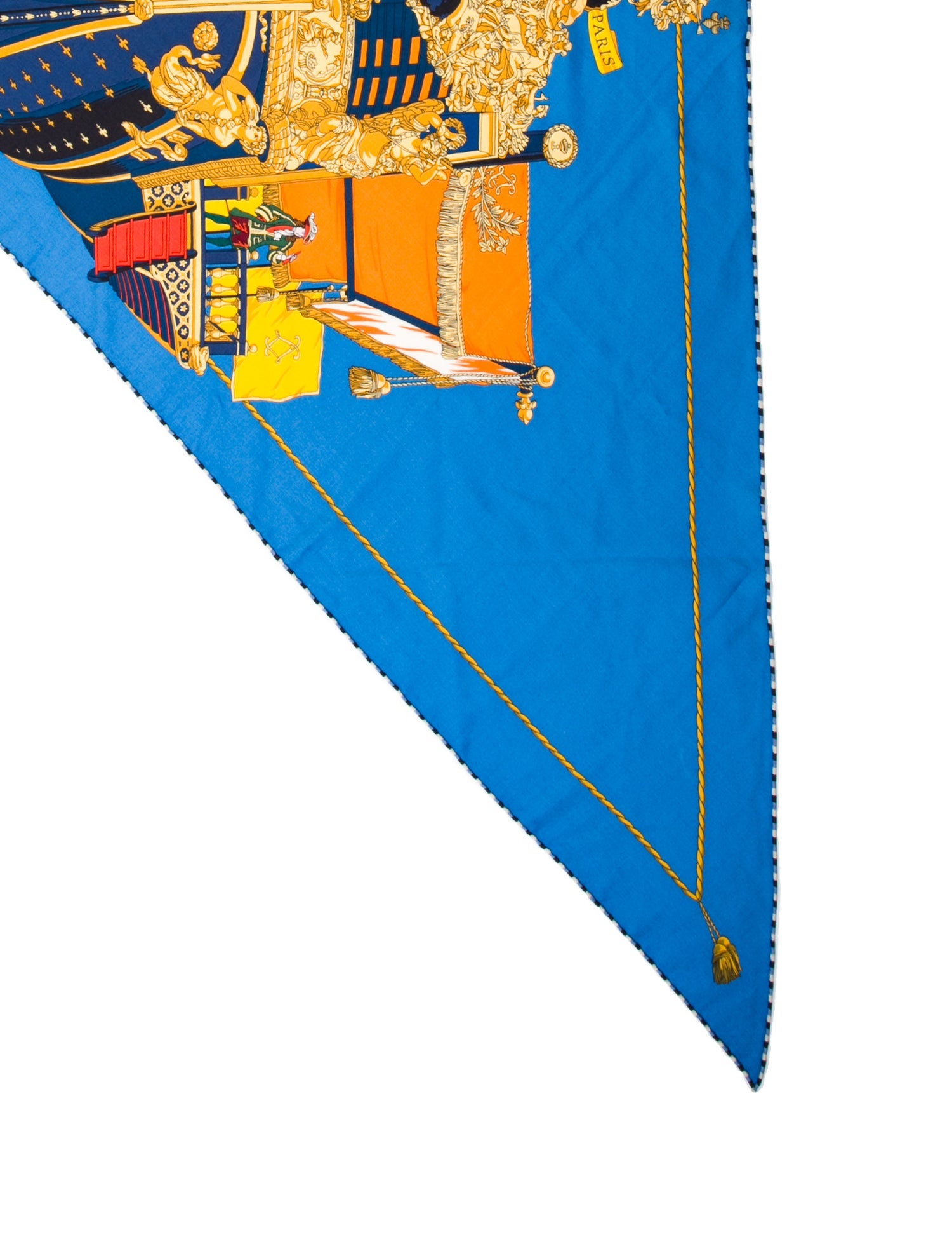 Hermès La Reale Pointe Giant Cashmere Triangle Scarf