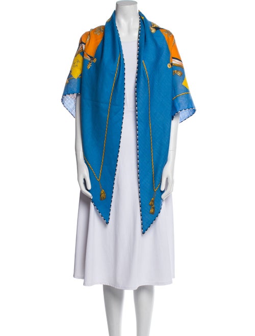 Hermès La Reale Pointe Giant Cashmere Triangle Scarf