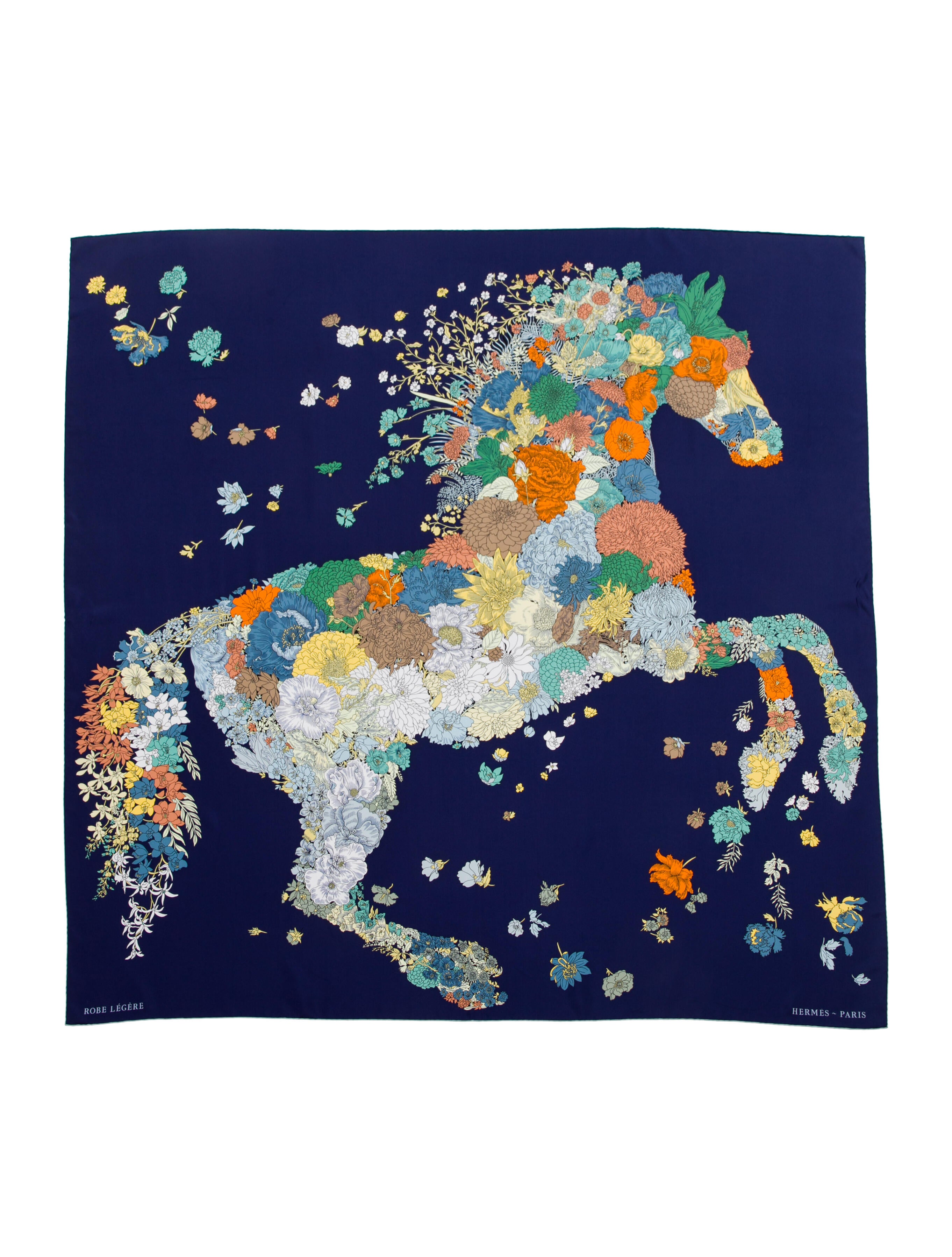 Hermès Robe Legere Silk Shawl w/ Tags