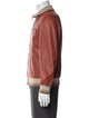 Hermès Lambskin Striped Moto Jacket