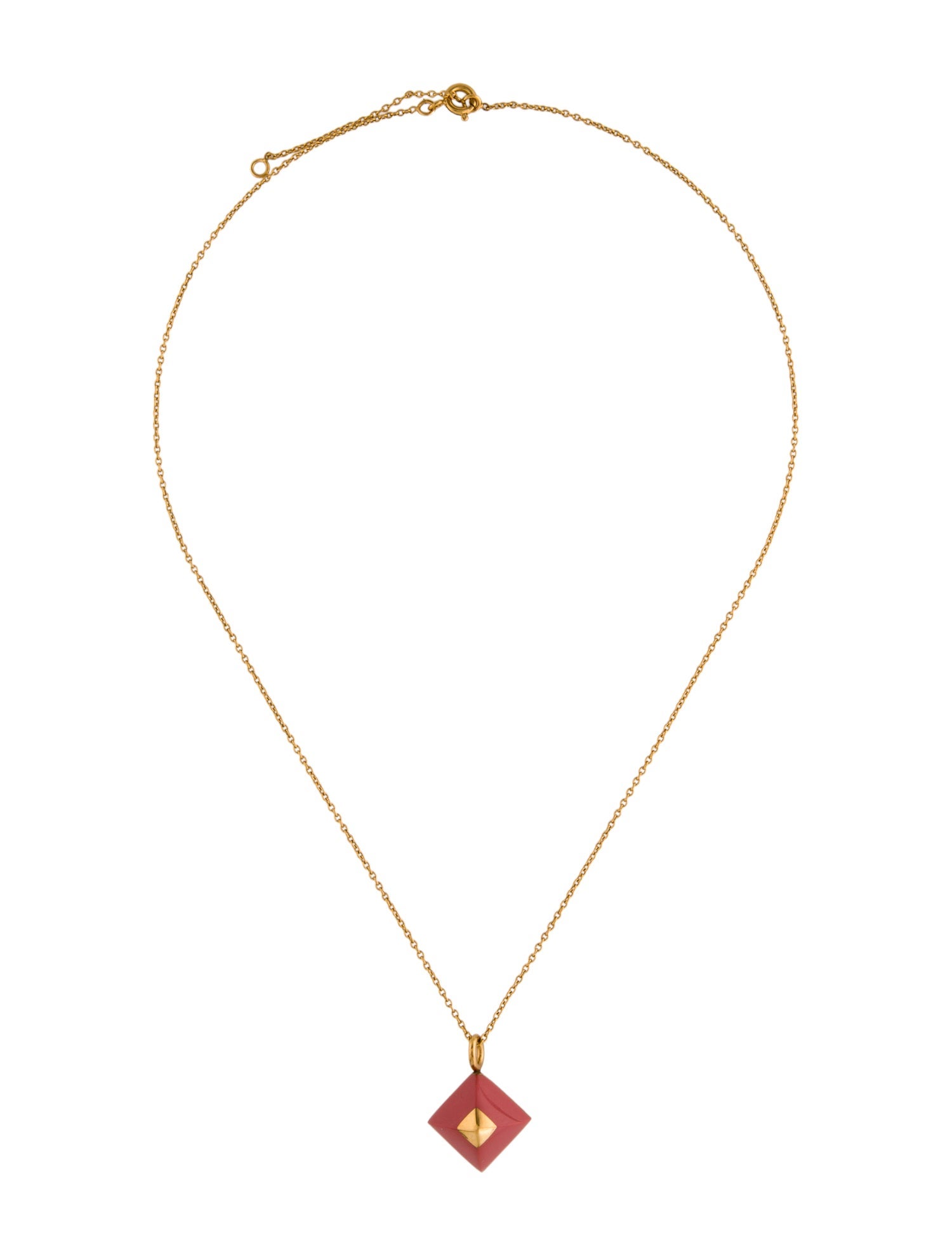 Hermès Medor Folk Pendant Necklace