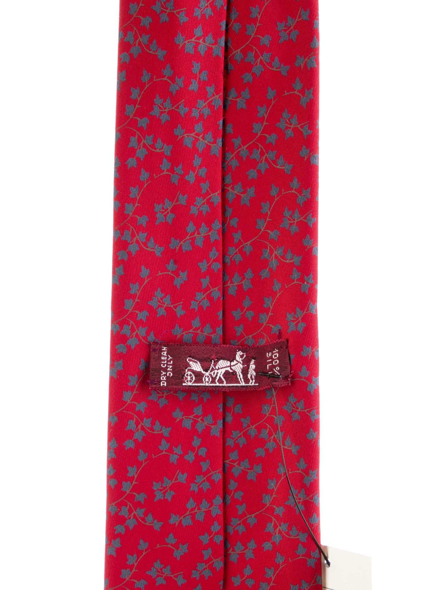 Hermès Patterned Silk Tie