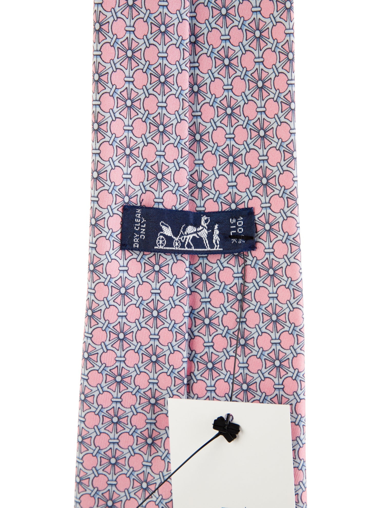 Hermès Patterned Silk Tie