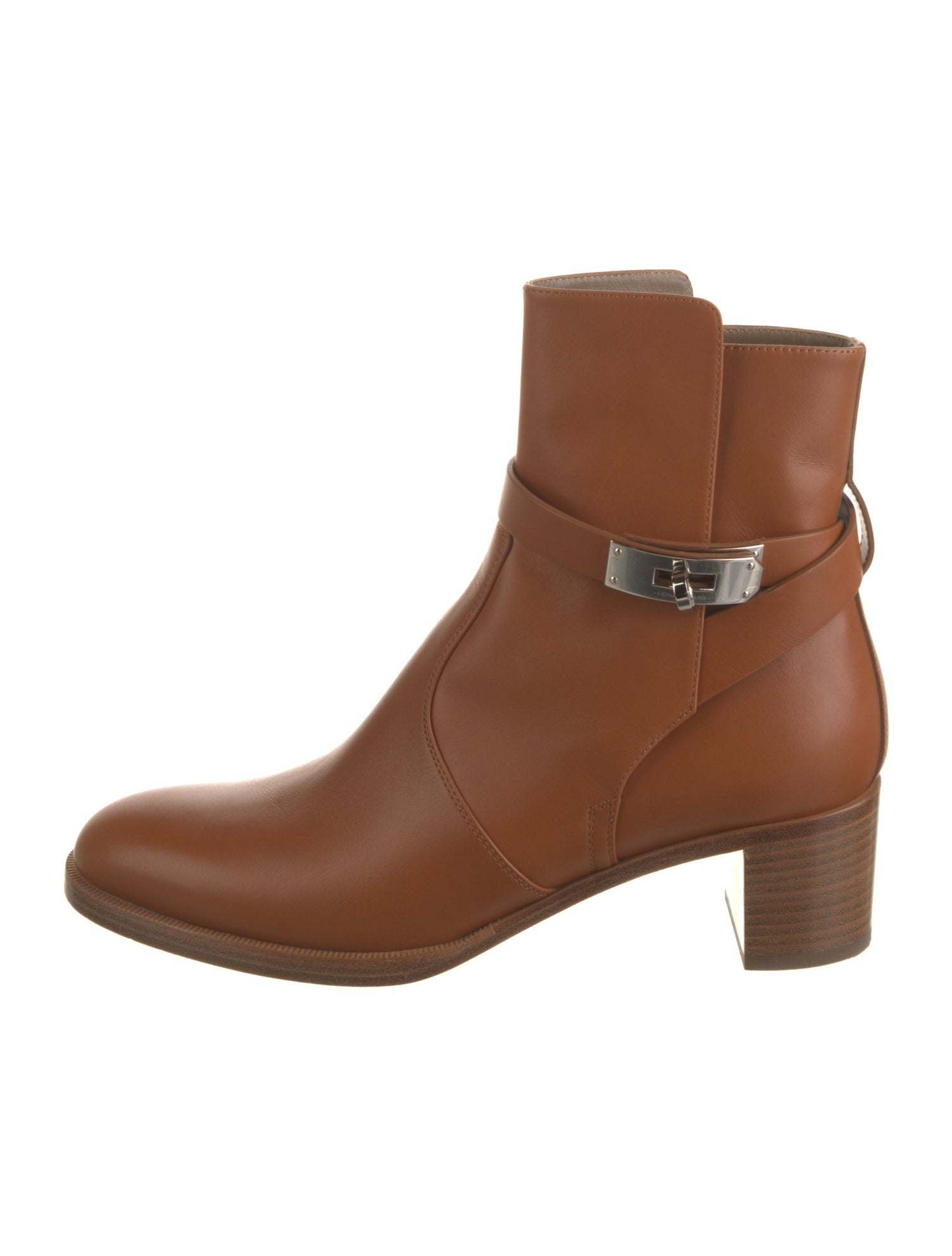 Hermès Frenchie 50 Calfskin Moto Boots
