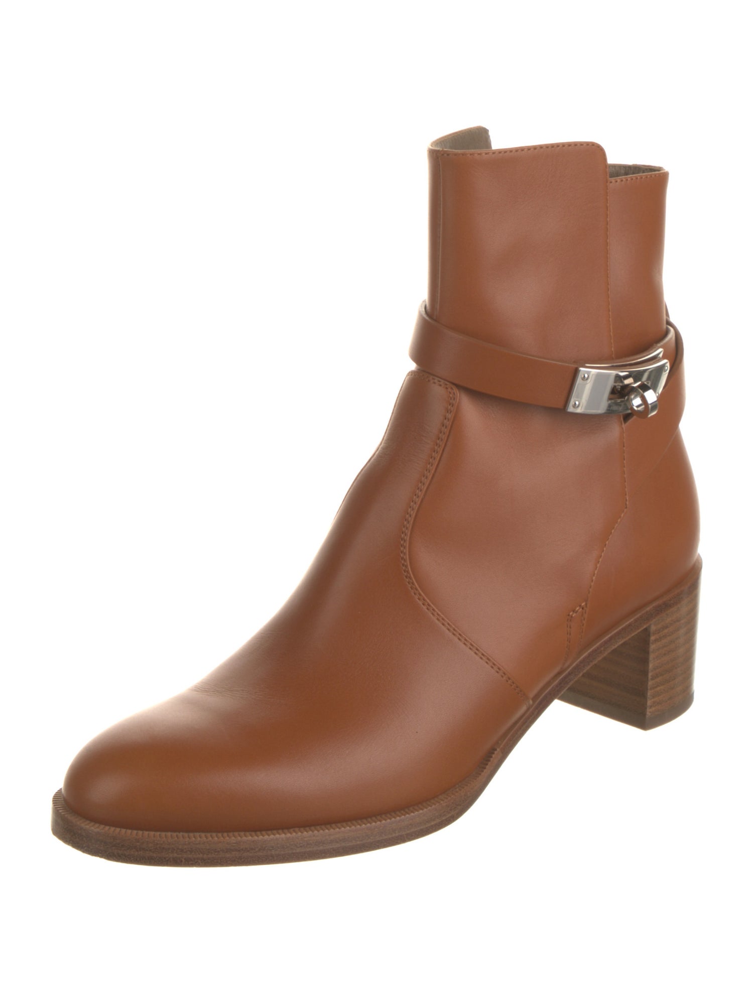 Hermès Frenchie 50 Calfskin Moto Boots