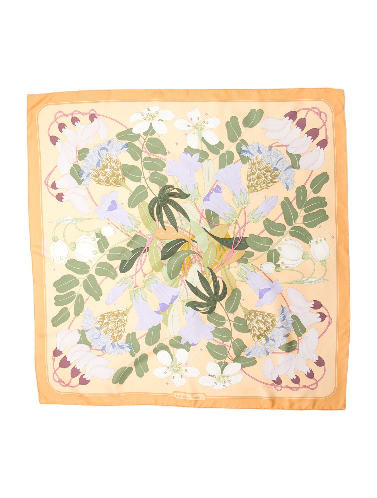 Hermès Flora Graeca Silk Scarf