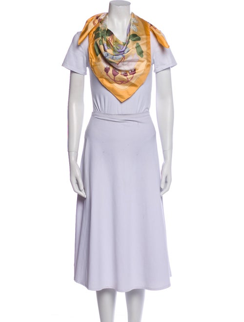 Hermès Flora Graeca Silk Scarf