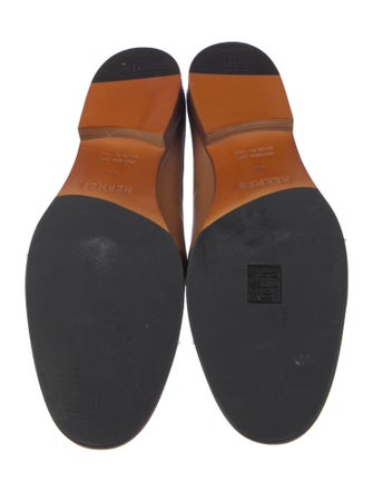 Hermès H Logo Leather Dress Loafers