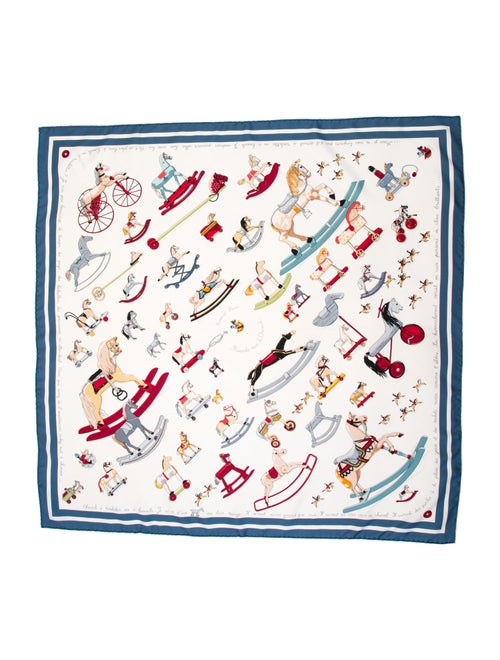 Hermès Raconte Moi le Cheval Silk Scarf