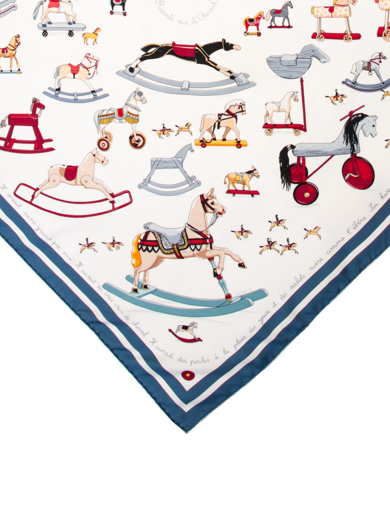 Hermès Raconte Moi le Cheval Silk Scarf