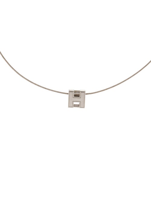 Hermès Cage d'H Pendant Necklace