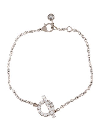 Hermès 18K Diamond Finesse Bracelet