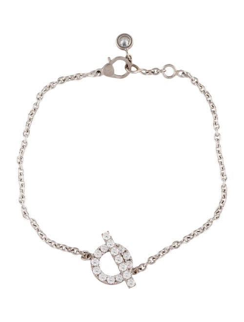 Hermès 18K Diamond Finesse Bracelet