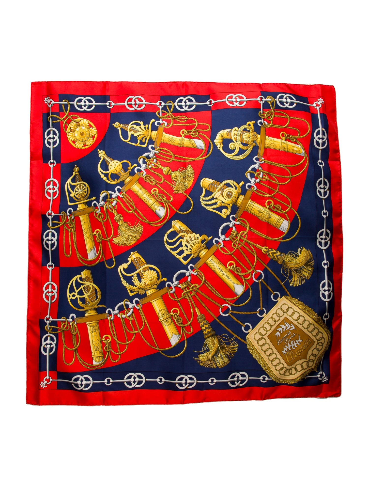 Hermès Cliquetis Silk Scarf