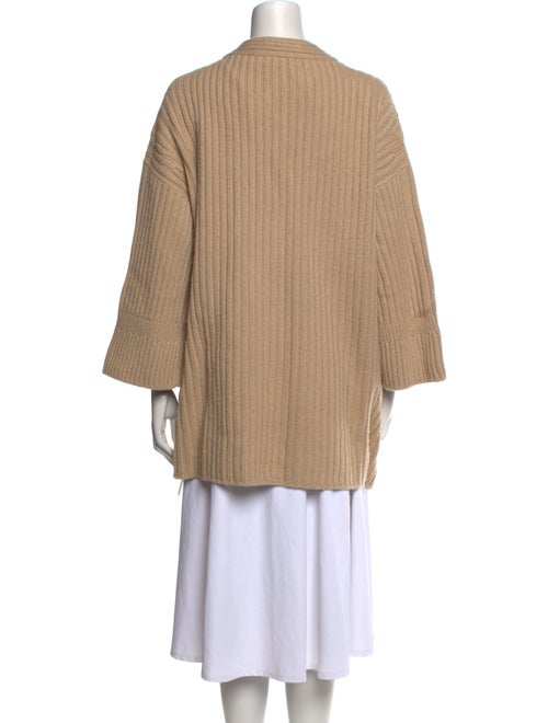 Hermès Camel Hair Open Front Sweater