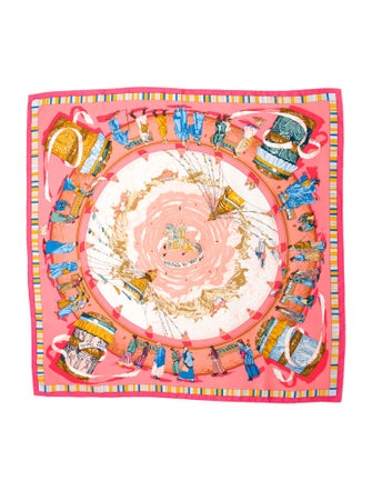 Hermès Prières Au Vent Silk Scarf