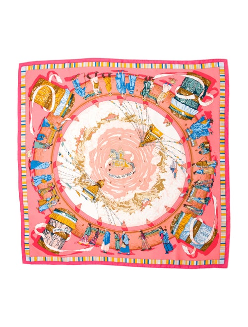 Hermès Prières Au Vent Silk Scarf