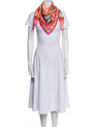 Hermès Prières Au Vent Silk Scarf