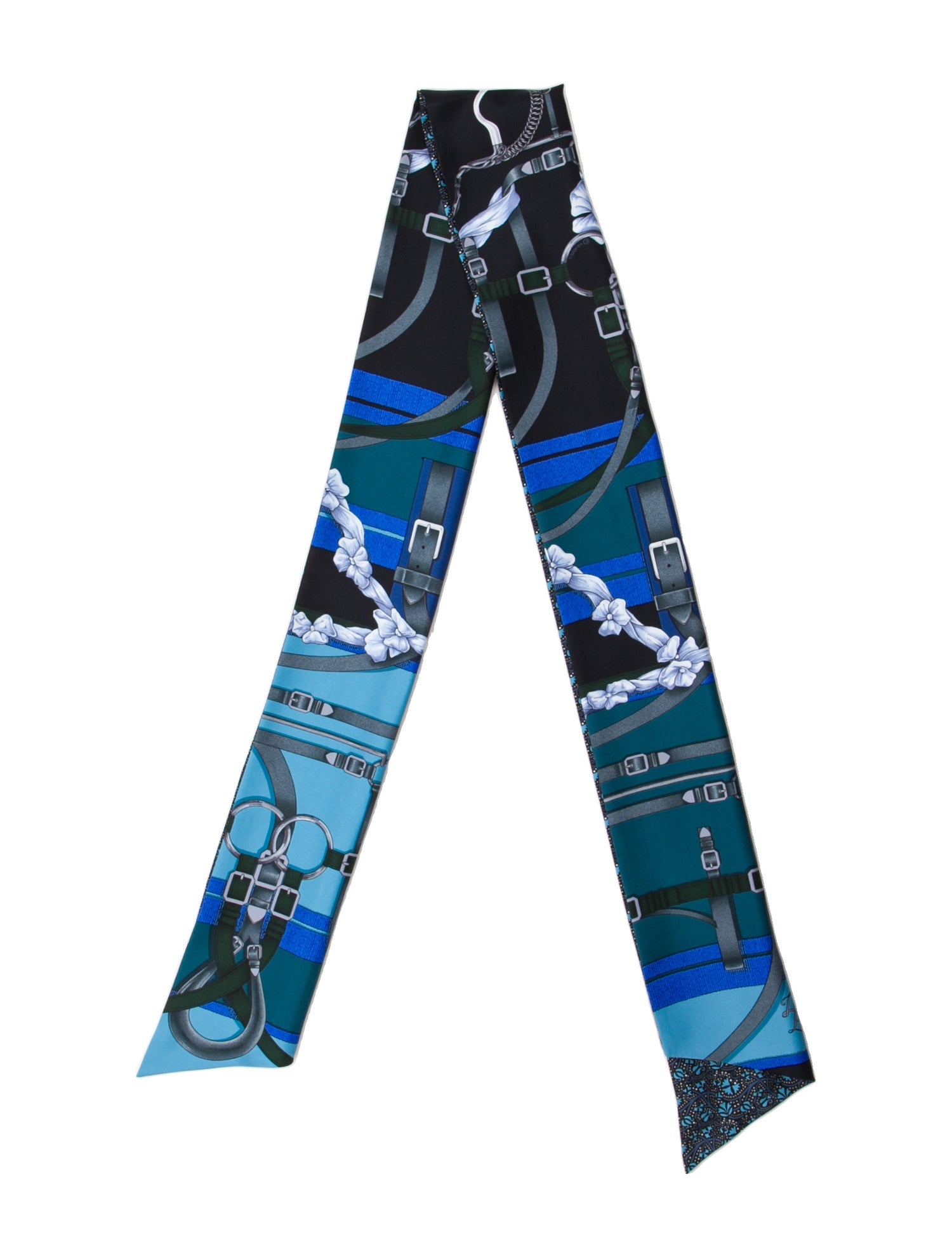 Hermès Grand Manege Maxi Silk Twilly Scarf