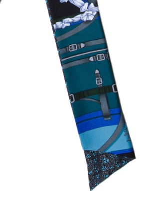 Hermès Grand Manege Maxi Silk Twilly Scarf