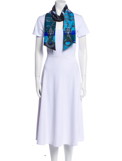 Hermès Grand Manege Maxi Silk Twilly Scarf