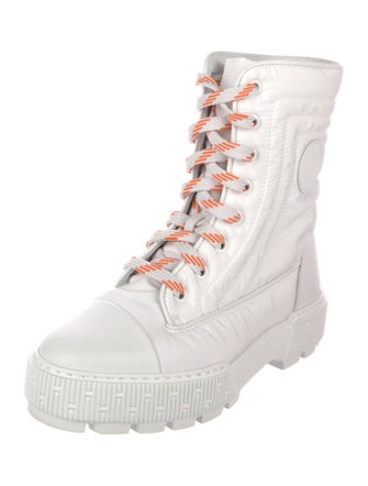 Hermès Fresh Leather Combat Boots