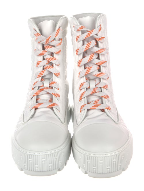 Hermès Fresh Leather Combat Boots