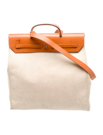 Hermès Toile & Vache Hunter Herbag 39