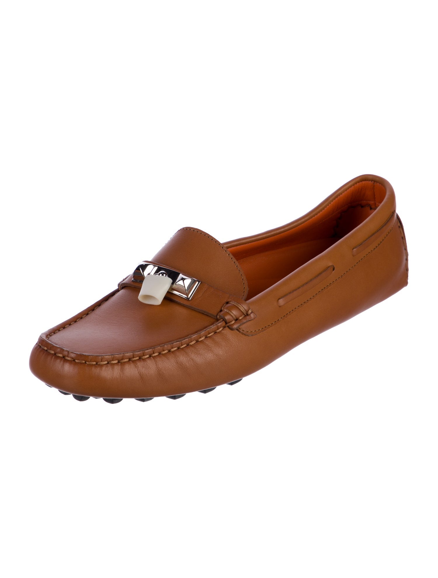 Hermès Irving Leather Loafers