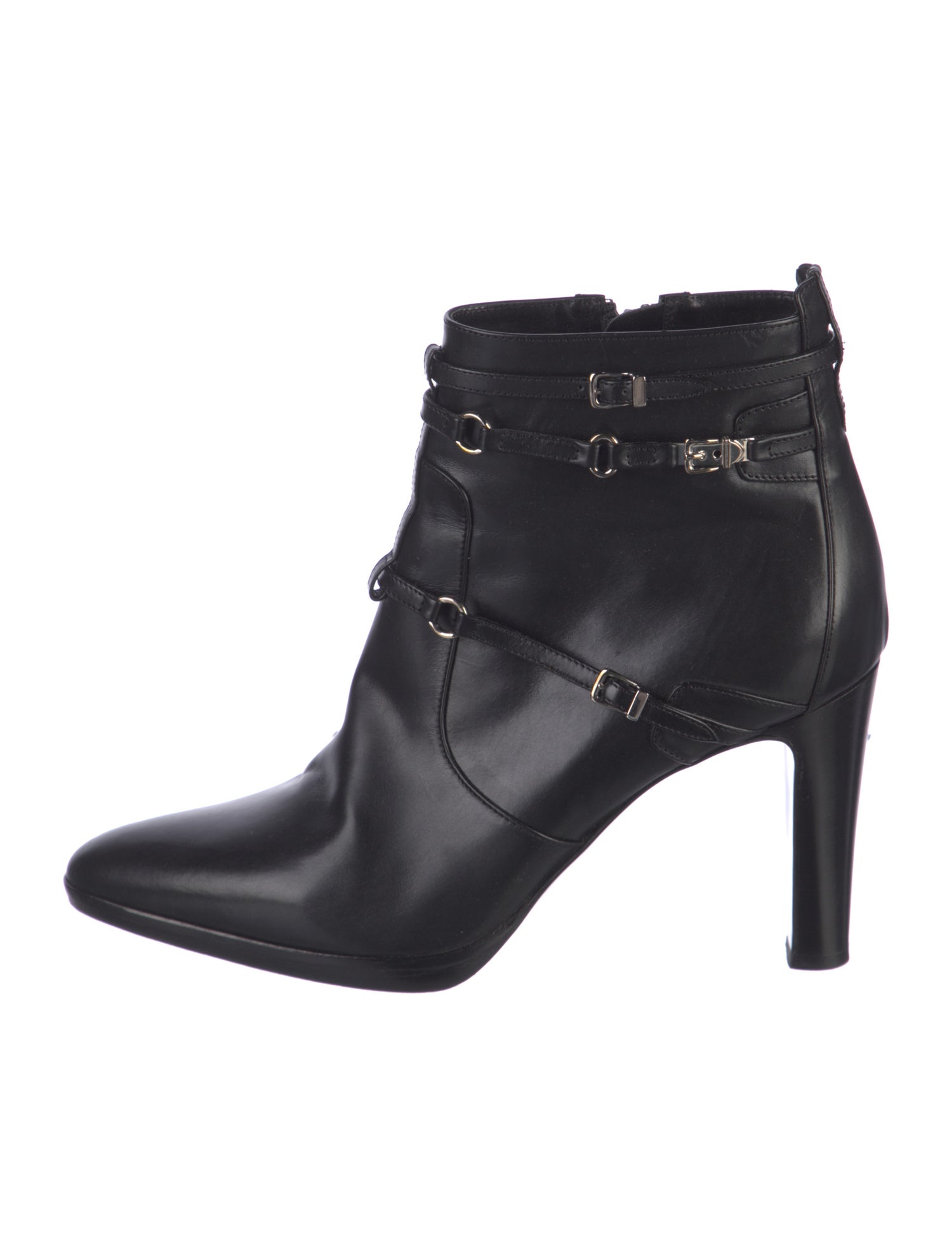 Hermès Vintage Leather Lace-Up Boots