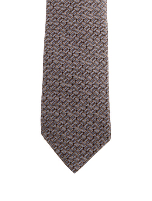 Hermès Silk Pattern Tie