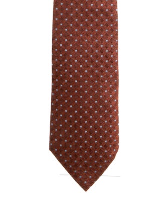 Hermès Pattern Print Tie