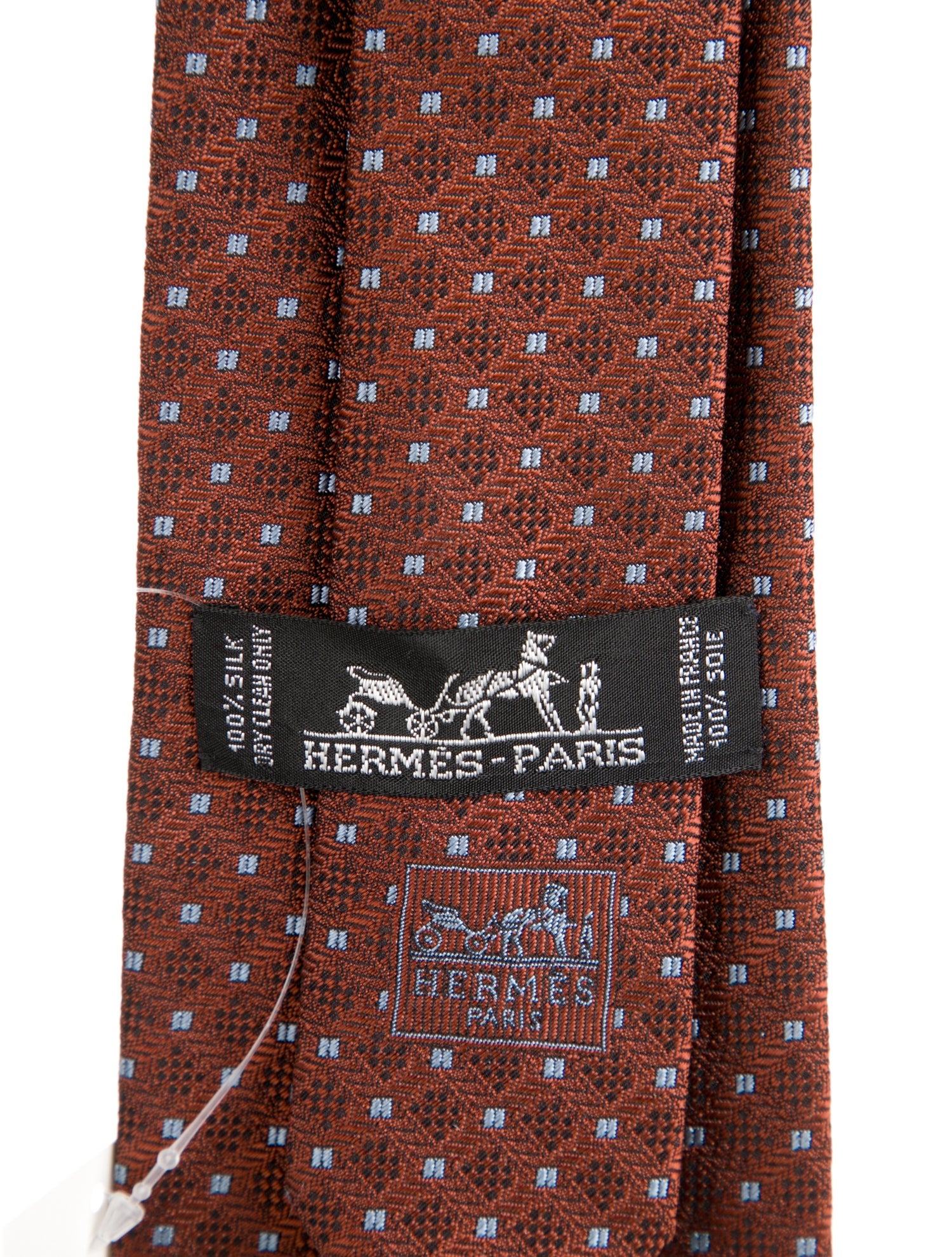Hermès Pattern Print Tie