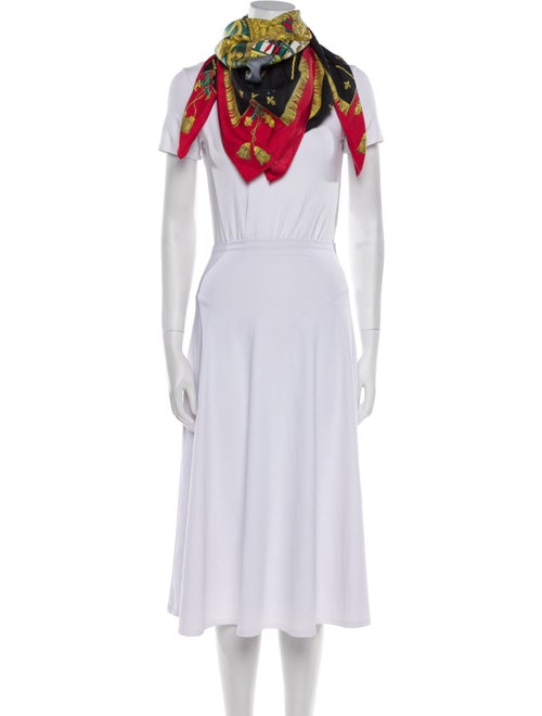 Hermès Vue du Carrosse de La Galere La Reale Silk Scarf