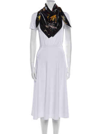 Hermès Les Fetes Du Roi Soleil Jacquard Silk Scarf