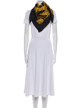 Hermès Selles A Housse Silk Scarf