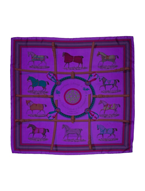 Hermès Couvertures et Tenues de Jour Dip-Dye Silk Scarf