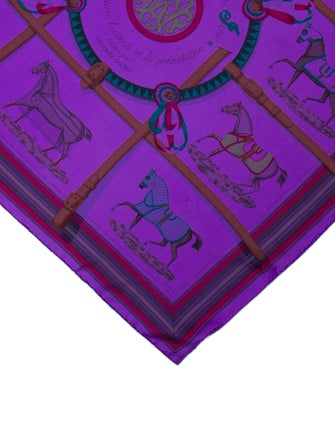Hermès Couvertures et Tenues de Jour Dip-Dye Silk Scarf