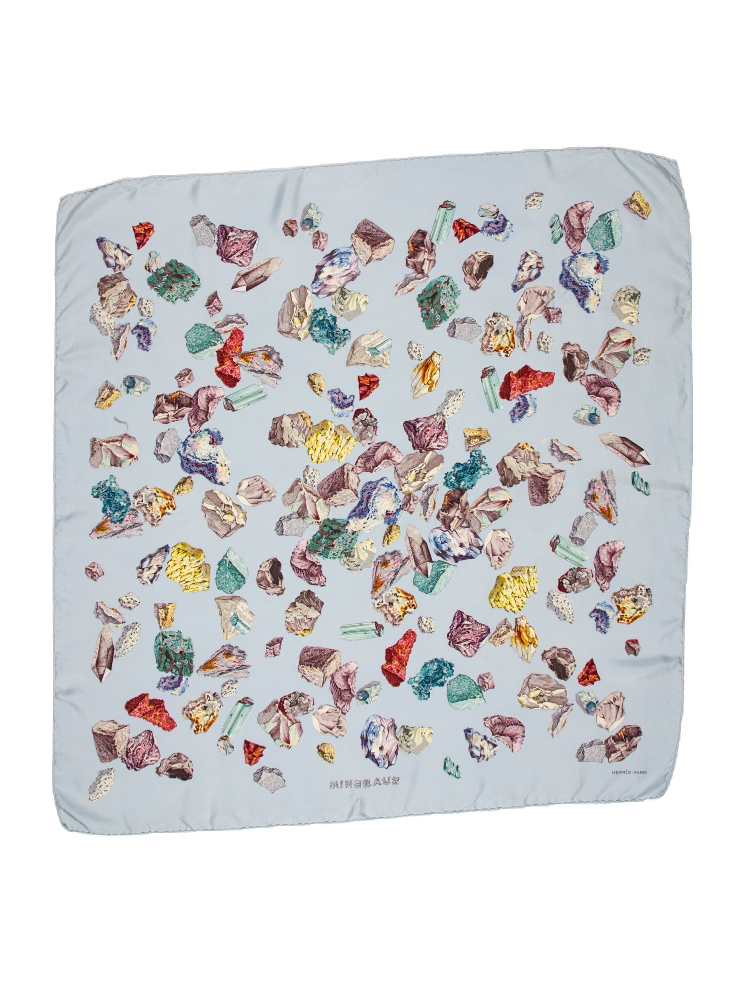 Hermès Mineraux Silk Scarf