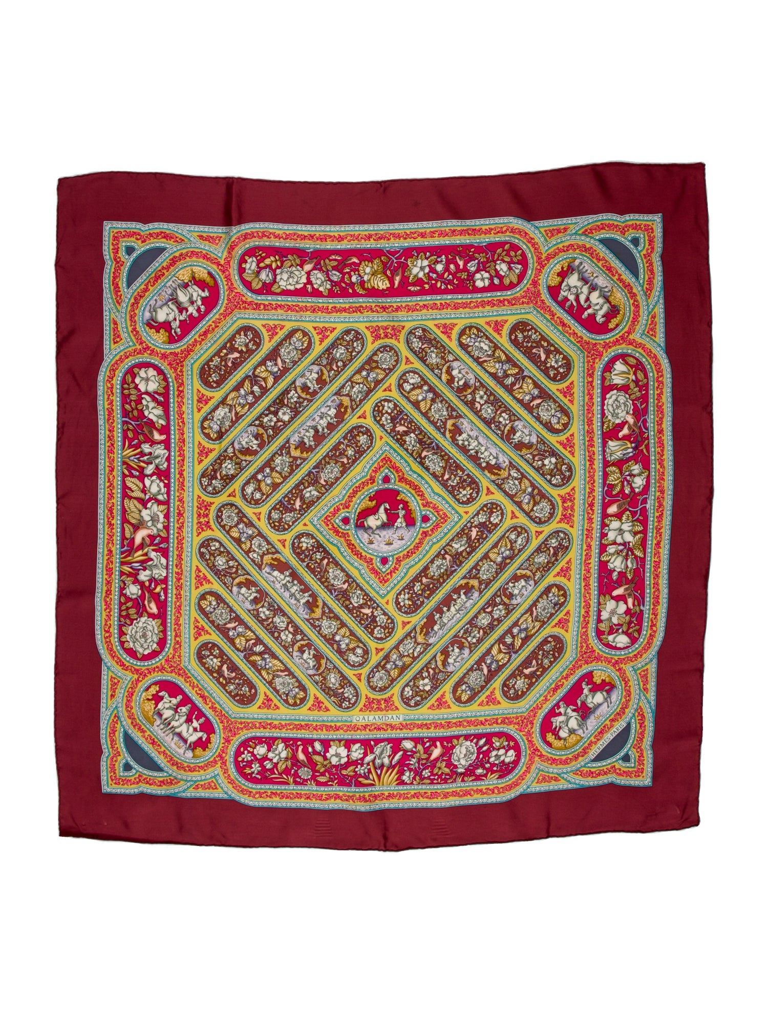 Hermès Qalamdan Silk Scarf