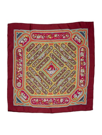 Hermès Qalamdan Silk Scarf