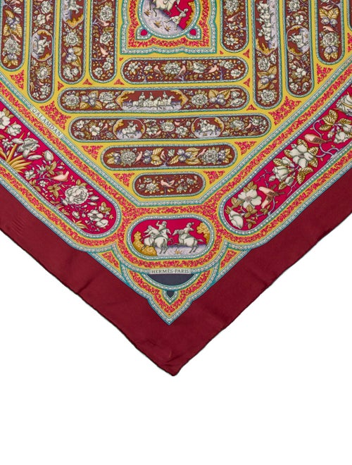 Hermès Qalamdan Silk Scarf