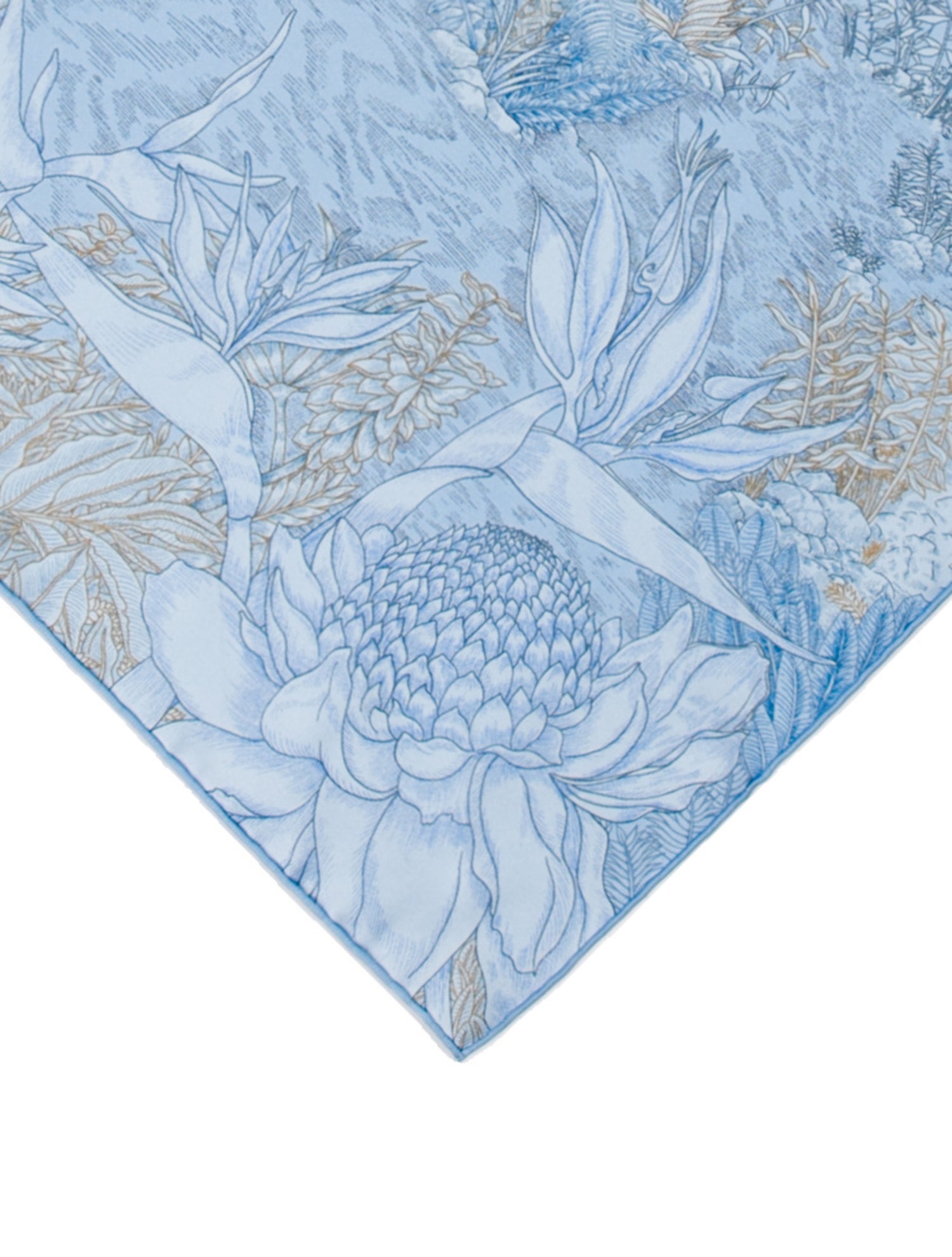 Hermès Faubourg Tropical Silk Scarf