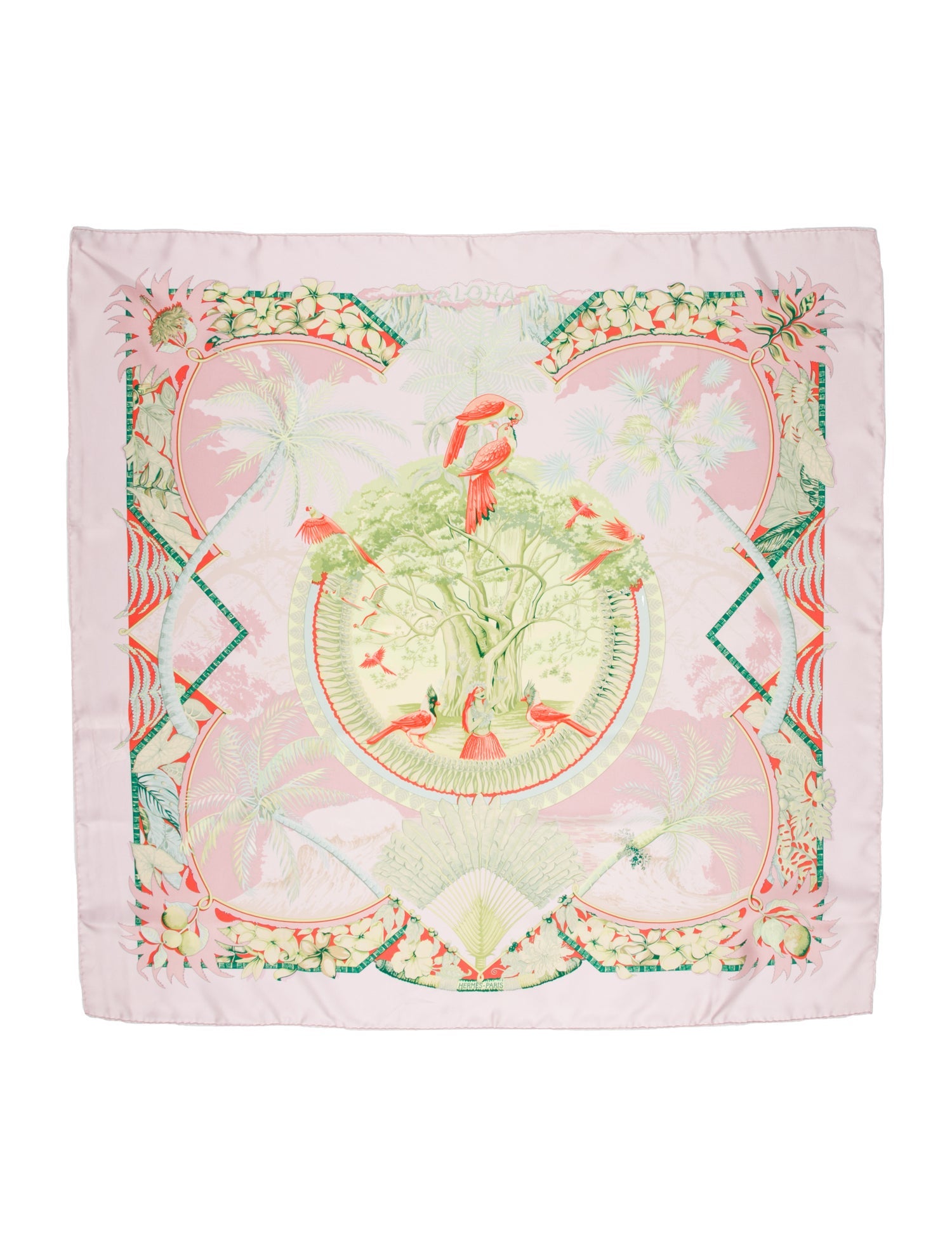 Hermès Aloha Silk Scarf