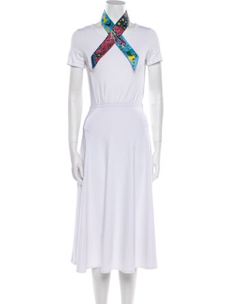 Hermès Sous Le Charme D'Orphee Silk Twilly Scarf