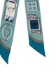 Hermès Carré en Boucles Silk Twilly Scarf