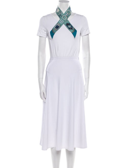 Hermès Carré en Boucles Silk Twilly Scarf