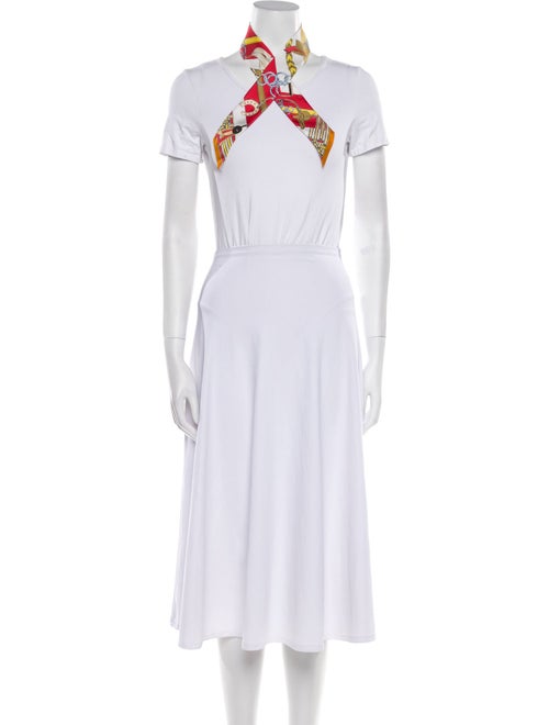 Hermès Brides et Gris-Gris Silk Twilly Scarf