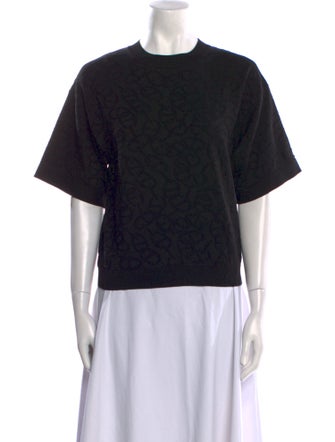 Hermès Silk Crew Neck Top